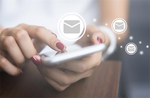 closeup of a person interacting with their phone